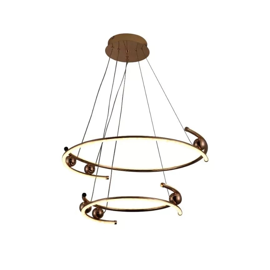 LED Hämardatav lühter LED/80W/230V 3000-6500K d. 60 cm + kaugjuhtimispult