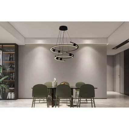 LED Hämardatav lühter LED/80W/230V 3000-6500K d. 60 cm + kaugjuhtimispult