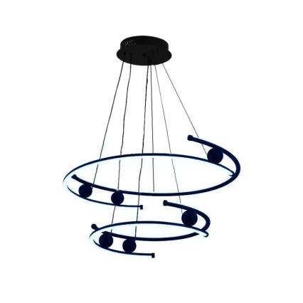 LED Hämardatav lühter LED/80W/230V 3000-6500K d. 60 cm + kaugjuhtimispult