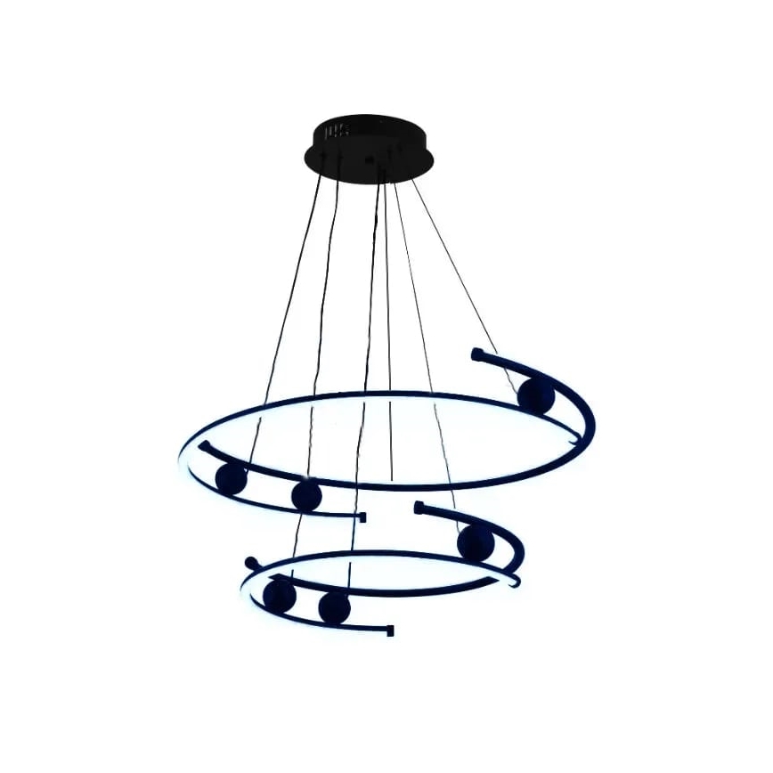 LED Hämardatav lühter LED/80W/230V 3000-6500K d. 60 cm + kaugjuhtimispult