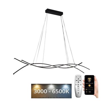 LED Hämardatav lühter LED/80W/230V 3000-6500K + kaugjuhtimispult