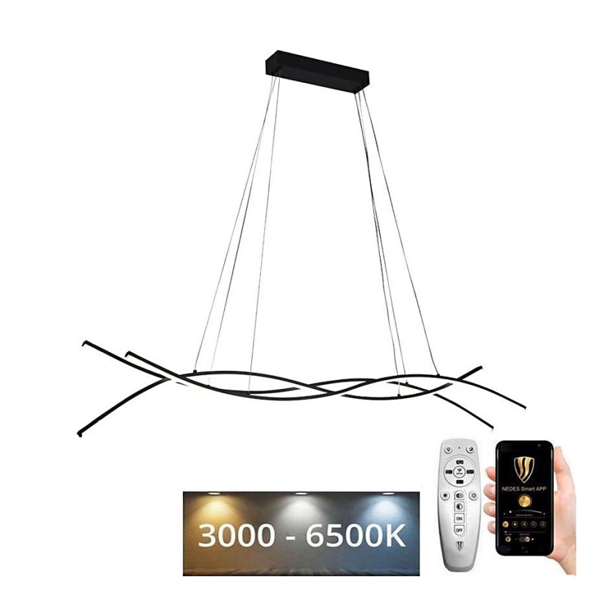 LED Hämardatav lühter LED/80W/230V 3000-6500K + kaugjuhtimispult