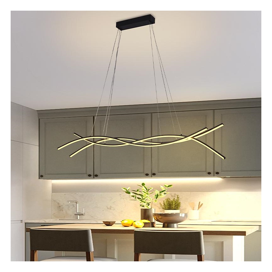 LED Hämardatav lühter LED/80W/230V 3000-6500K + kaugjuhtimispult