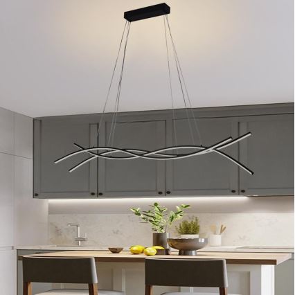LED Hämardatav lühter LED/80W/230V 3000-6500K + kaugjuhtimispult