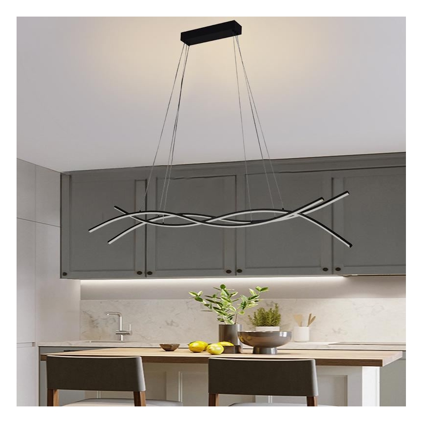 LED Hämardatav lühter LED/80W/230V 3000-6500K + kaugjuhtimispult