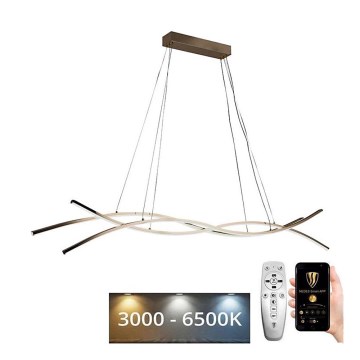 LED Hämardatav lühter LED/80W/230V 3000-6500K + kaugjuhtimispult
