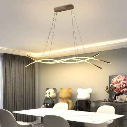 LED Hämardatav lühter LED/80W/230V 3000-6500K + kaugjuhtimispult