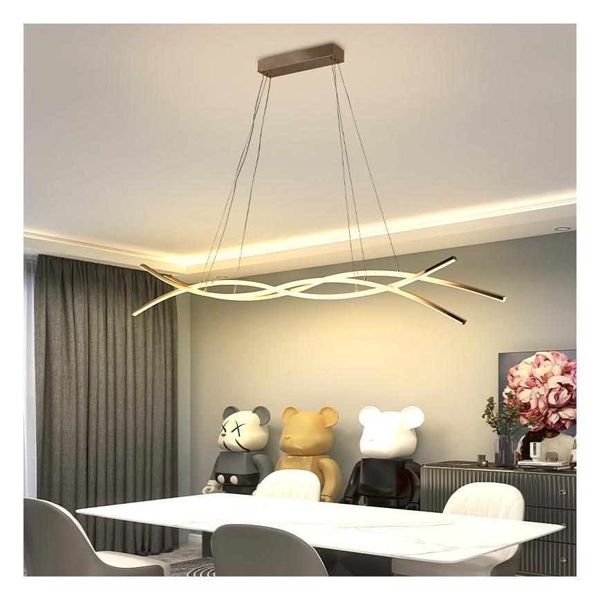 LED Hämardatav lühter LED/80W/230V 3000-6500K + kaugjuhtimispult