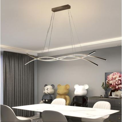 LED Hämardatav lühter LED/80W/230V 3000-6500K + kaugjuhtimispult