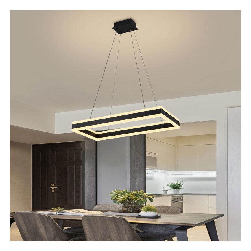 LED Hämardatav lühter LED/80W/230V 3000-6500K + pult