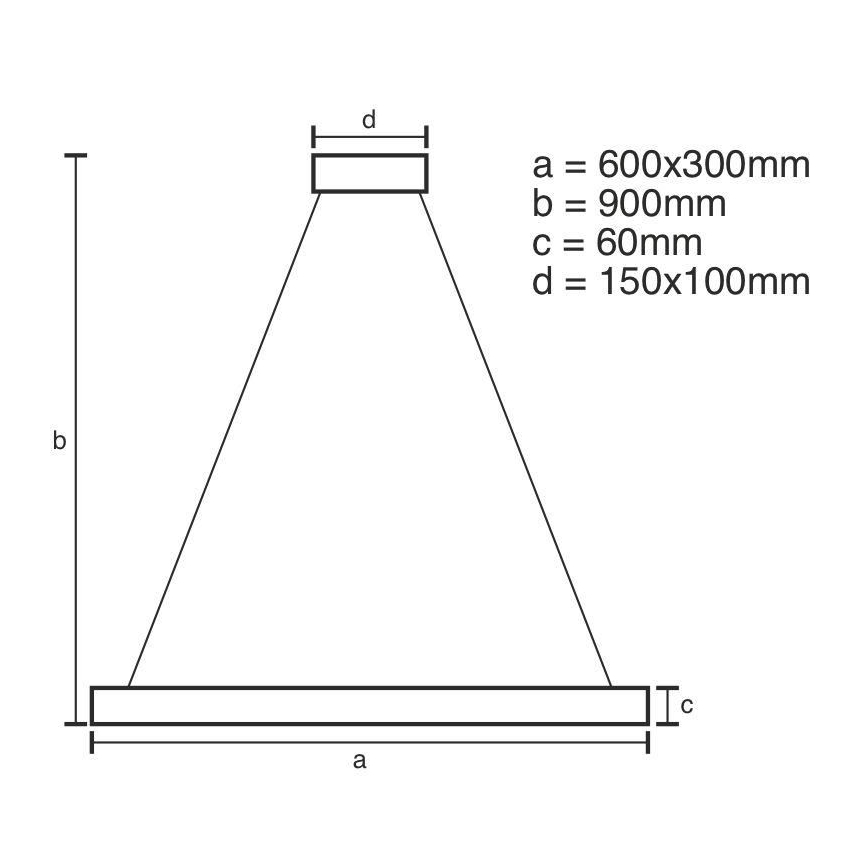 LED Hämardatav lühter LED/80W/230V 3000-6500K + pult