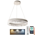 LED Hämardatav lühter LED/80W/230V 3000-6500K valge + kaugjuhtimispult