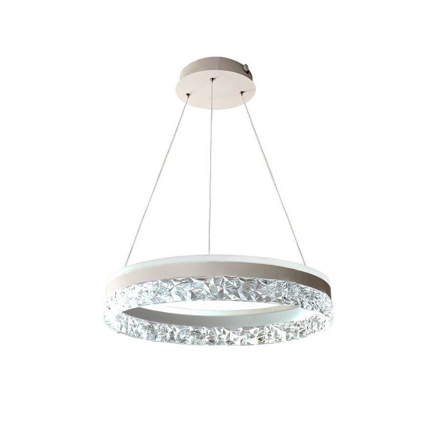 LED Hämardatav lühter LED/80W/230V 3000-6500K valge + kaugjuhtimispult