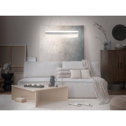 LED Hämardatav kristall-lühter LED/80W/230V 3000-6500K valge + kaugjuhtimispult