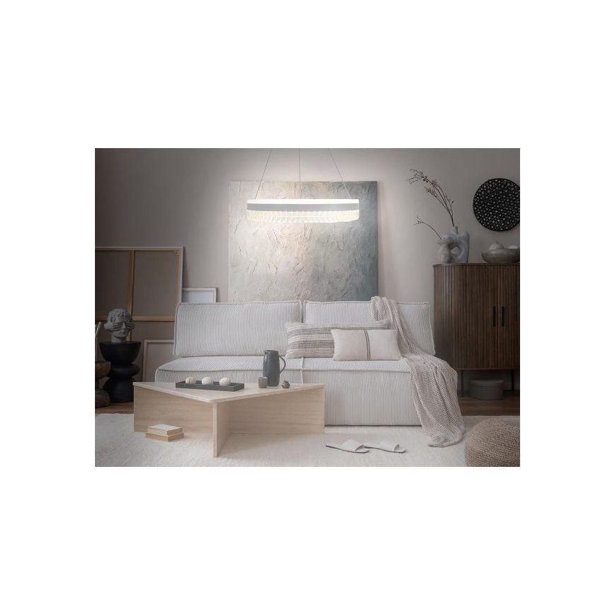 LED Hämardatav kristall-lühter LED/80W/230V 3000-6500K valge + kaugjuhtimispult