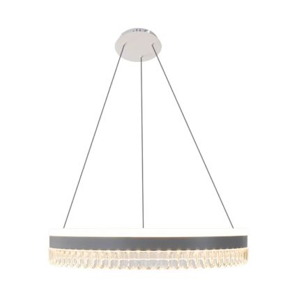 LED Hämardatav kristall-lühter LED/80W/230V 3000-6500K valge + kaugjuhtimispult