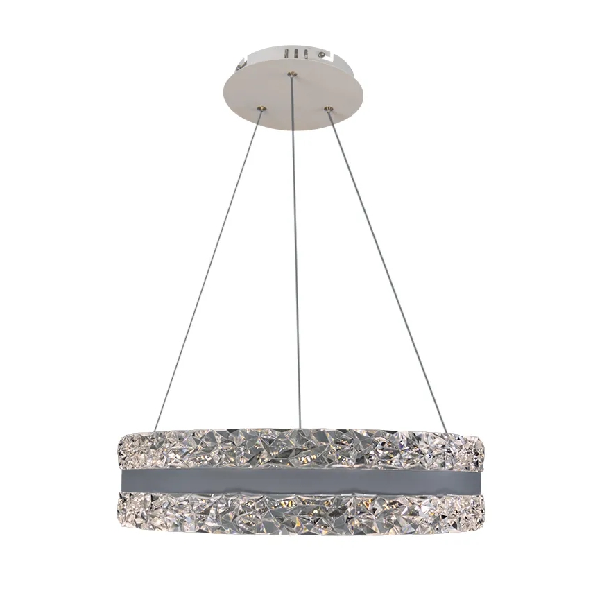 LED Hämardatav kristall-lühter LED/80W/230V 3000-6500K valge + kaugjuhtimispult