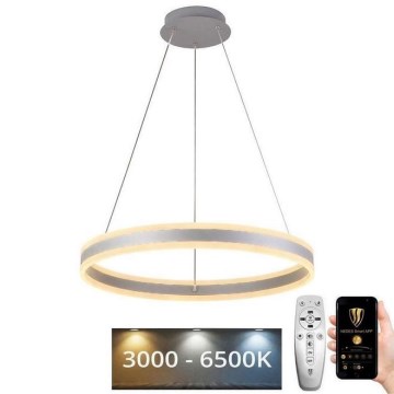 LED Hämardatav lühter LED/85W/230V 3000-6500K d. 60 cm + kaugjuhtimispult
