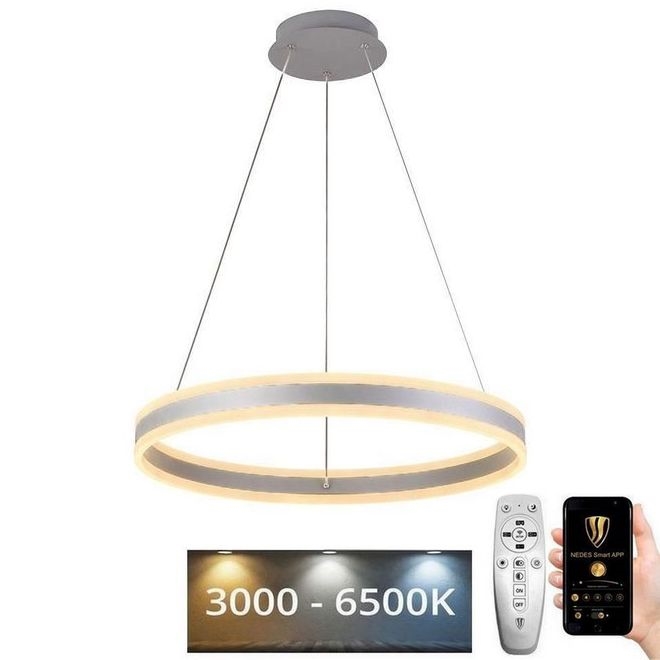 LED Hämardatav lühter LED/85W/230V 3000-6500K d. 60 cm + kaugjuhtimispult