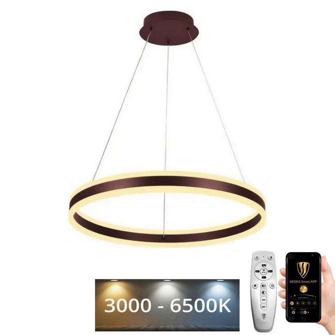 LED Hämardatav lühter LED/85W/230V 3000-6500K d. 60 cm + kaugjuhtimispult