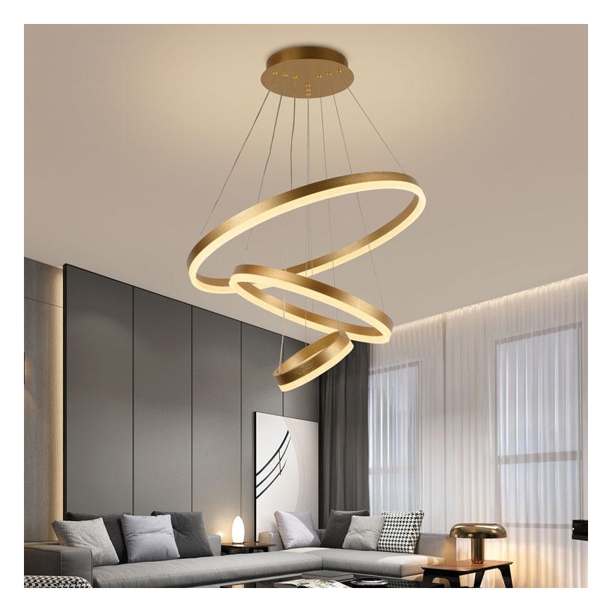 LED Hämardatav lühter LED/85W/230V 3000-6500K d. 60 cm + kaugjuhtimispult