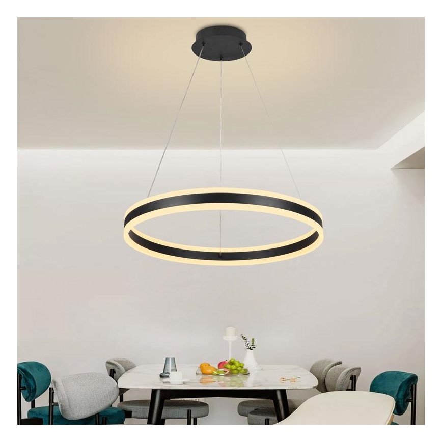 LED Hämardatav lühter LED/85W/230V 3000-6500K d. 60 cm + kaugjuhtimispult