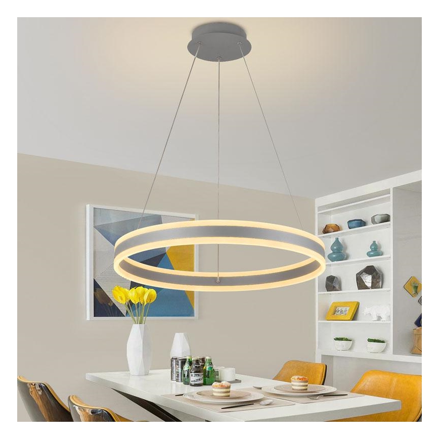 LED Hämardatav lühter LED/85W/230V 3000-6500K d. 60 cm + kaugjuhtimispult