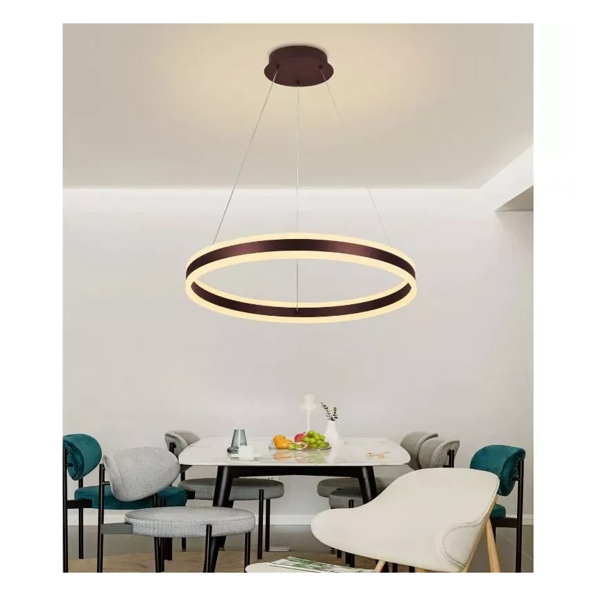 LED Hämardatav lühter LED/85W/230V 3000-6500K d. 60 cm + kaugjuhtimispult