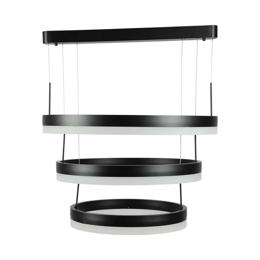 LED Hämardatav lühter LED/86W/230V 3000K must