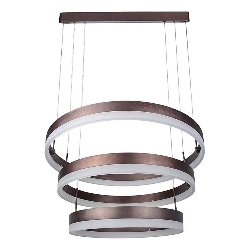 LED Hämardatav lühter LED/86W/230V 3000K pruun