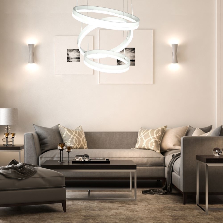 LED Hämardatav lühter LED/86W/230V 3000K valge
