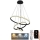 LED Hämardatav lühter LED/90W/230V 3000-6500K d. 60 cm + kaugjuhtimispult
