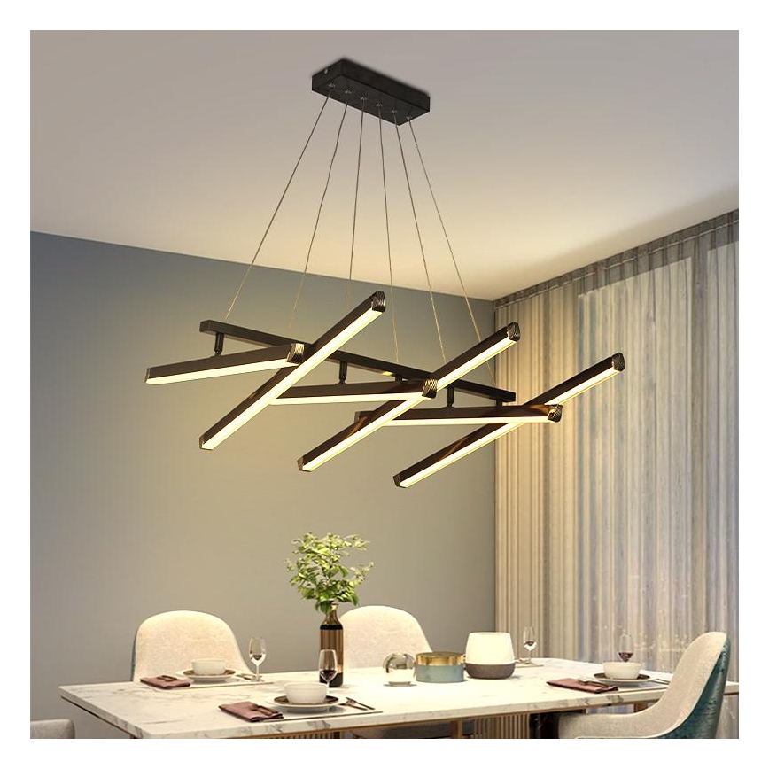 LED Hämardatav lühter LED/90W/230V 3000-6500K + kaugjuhtimispult