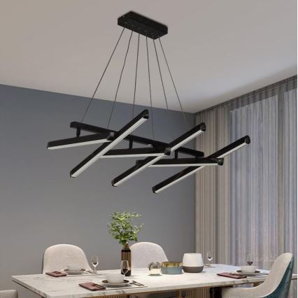 LED Hämardatav lühter LED/90W/230V 3000-6500K + kaugjuhtimispult