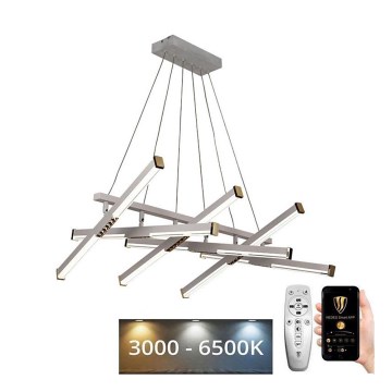 LED Hämardatav lühter LED/90W/230V 3000-6500K + kaugjuhtimispult