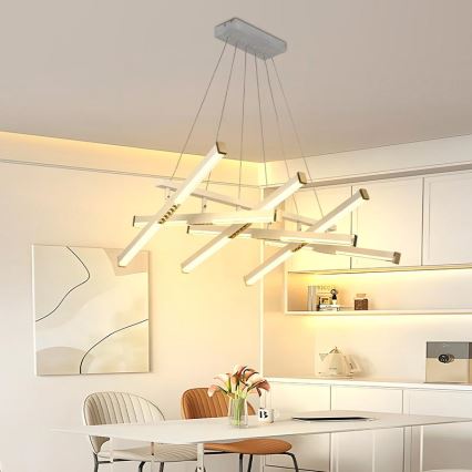 LED Hämardatav lühter LED/90W/230V 3000-6500K + kaugjuhtimispult