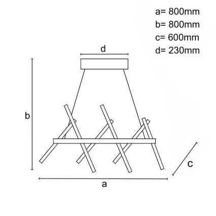 LED Hämardatav lühter LED/90W/230V 3000-6500K + kaugjuhtimispult