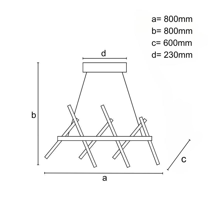 LED Hämardatav lühter LED/90W/230V 3000-6500K + kaugjuhtimispult