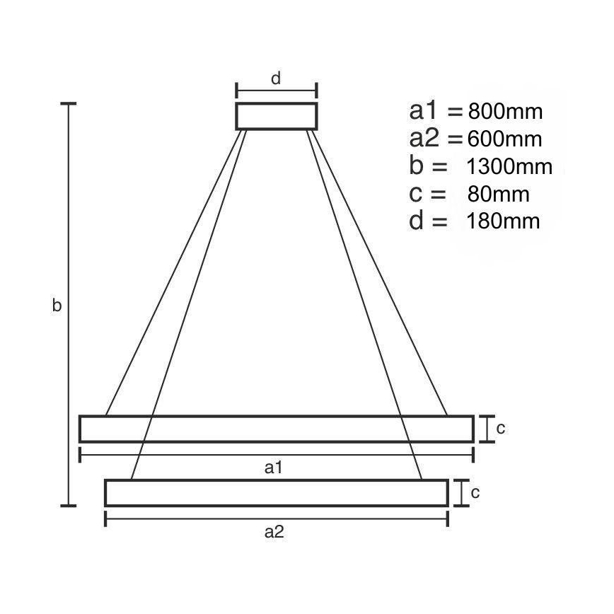 LED Hämardatav kristall-lühter LED/90W/230V 3000-6500K kuldne/kroom + kaugjuhtimispult