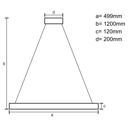 LED Hämardatav kristall lühter LED/90W/230V 3000-6500K must + kaugjuhtimispult