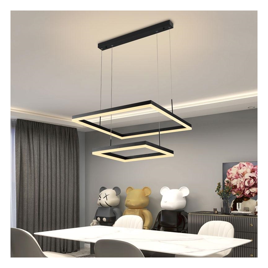 LED Hämardatav lühter LED/90W/230V 3000-6500K + pult