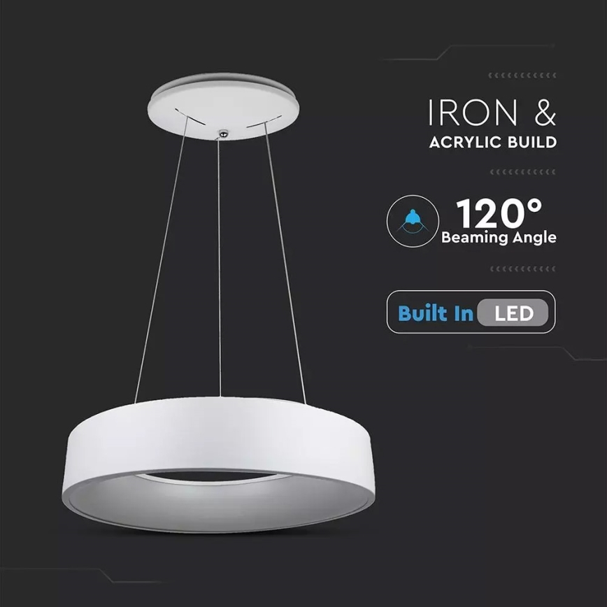 LED Hämardatav lühter nööriga 1xLED/30W/230V