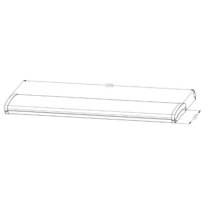 LED Hämardatav luminofoor hele LED/35W/44W/52W/60W/230V 4000K 120 cm