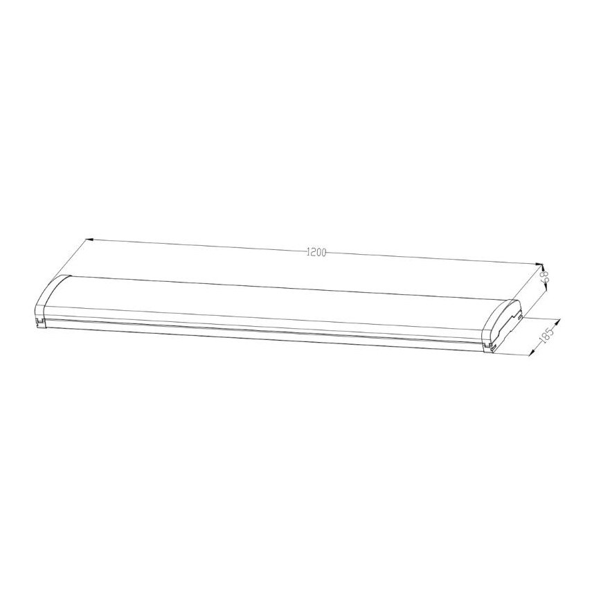 LED Hämardatav luminofoor hele LED/35W/44W/52W/60W/230V 4000K 120 cm