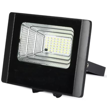 LED Hämardatav päikesepaneeliga prožektor LED/12W/3,2V 6000K IP65 5000 mAh + kaugjuhtimispult