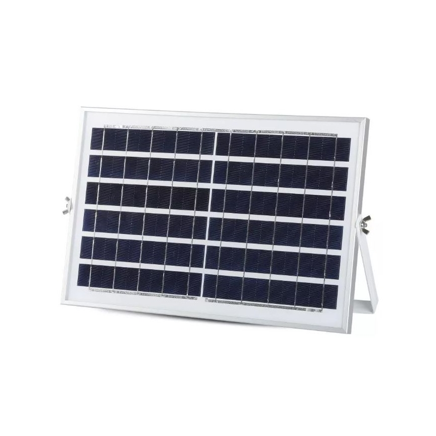 LED Hämardatav päikesepaneeliga prožektor LED/12W/3,2V 6000K IP65 5000 mAh + kaugjuhtimispult