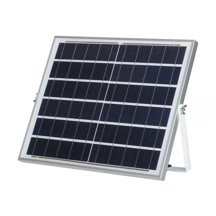 LED Hämardatav päikesepaneeliga prožektor LED/16W/3,2V 4000K IP65 10000 mAh + kaugjuhtimispult