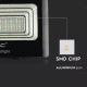 LED Hämardatav päikesepaneeliga prožektor LED/20W/6V 6000K IP65 + pult