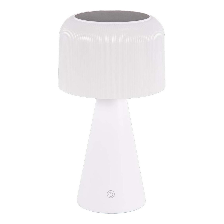 LED Hämardatav päikesepaneeliga puutetundlik laualamp LIMA LED/3,7V 1800 mAh 3000/4000/5000K IP44 valge