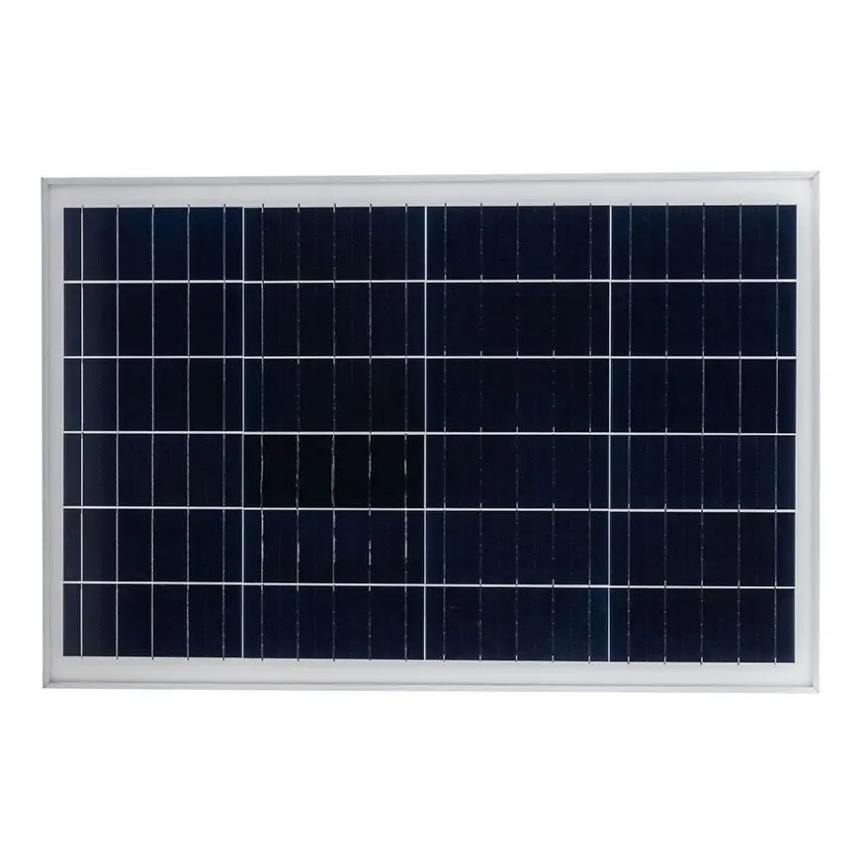 LED Hämardatav päikesepaneeliga tänav lamp LED/50W/6,4V 6000K IP65 50000 mAh + kaugjuhtimispult